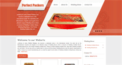 Desktop Screenshot of perfectpackers.in