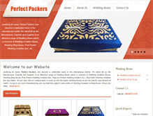 Tablet Screenshot of perfectpackers.in